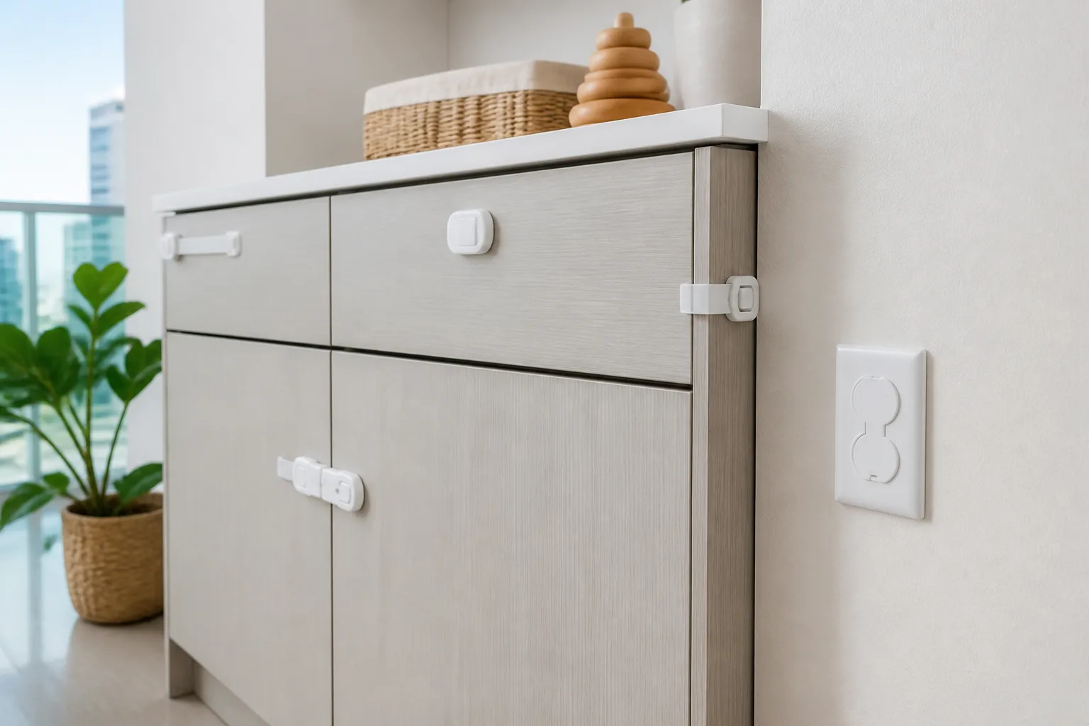 Baby-proofing in Miami by Gold Hands
